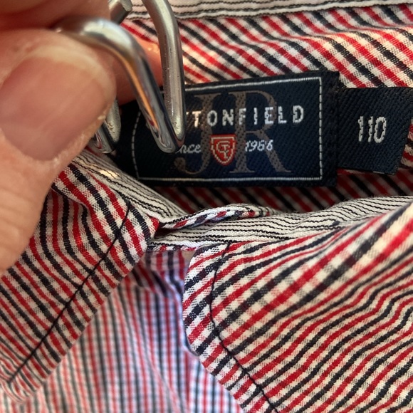 Cottonfield jr Dress shirt size 3-4 for boys. Super cute - Picture 4 of 6